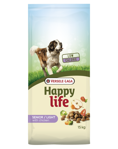 VERSELE-LAGA HAPPY Life light Senior Hrana uscata pentru caini seinor, cu pui 15 kg