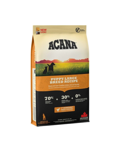 ACANA Puppy Large Breed Recipe hrana uscata caini juniori de talie mare 11.4 kg