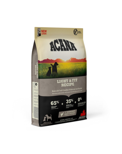 ACANA Light & Fit Dog hrana uscata caini adulti supraponderali 6 kg