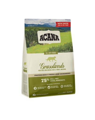  ACANA Grasslands hrana uscata pentru pisici de toate varstele 1,8 kg 