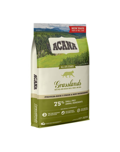  ACANA Grasslands Cat hrana uscata pentru pisici de toate varstele 4,5 kg 