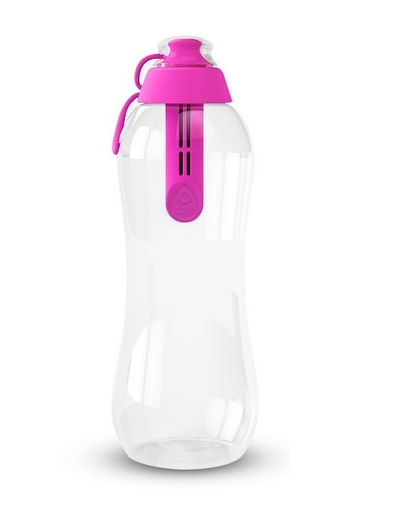 DAFI Sticlă cu filtru 0,7 L, flamingo + 2 cartușe de filtrare