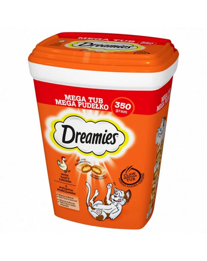 DREAMIES Mega Box 350g Gustari pentru pisici cu pui delicios