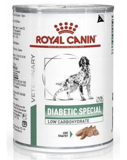 ROYAL CANIN Dog Diabetic Special Hrana umeda caini cu diabet 410 g 410 imagine 2022
