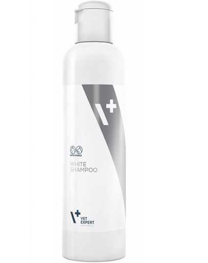 VETEXPERT White Shampoo, Sampon Special Pentru Caini Si Pisici Cu Blana Alba 250 M