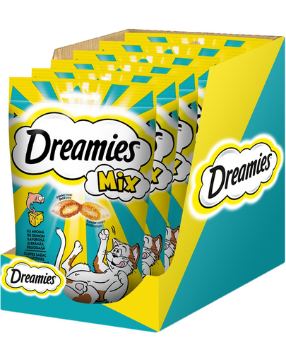 DREAMIES Dreamies recompensa pisica, somon si branza 6 x 60 g Brânză imagine 2022