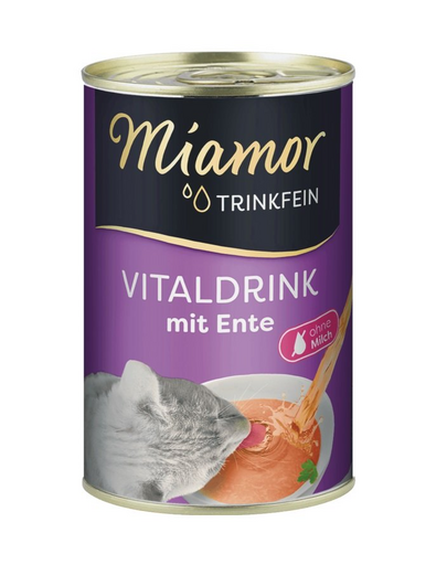 MIAMOR Trinkfein Supliment lichid pisici, supa rata 12x135 g