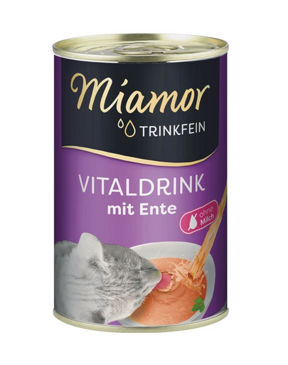 MIAMOR Trinkfein Supliment alimentar pisici, supa rata 6x135 g