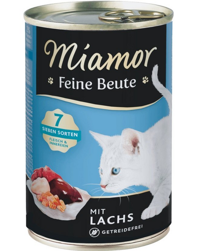 MIAMOR Feine Beute Salmon 24x400g cu somon, hrana pisica