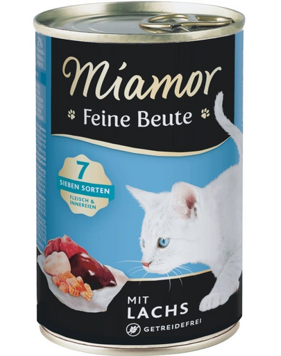 MIAMOR Feine Beute Salmon 24x400g cu somon, hrana pisica