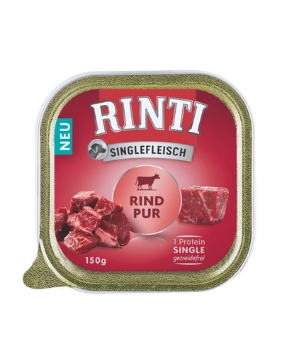 RINTI Singlefleisch Beef cu vita 10x150g pentru caine