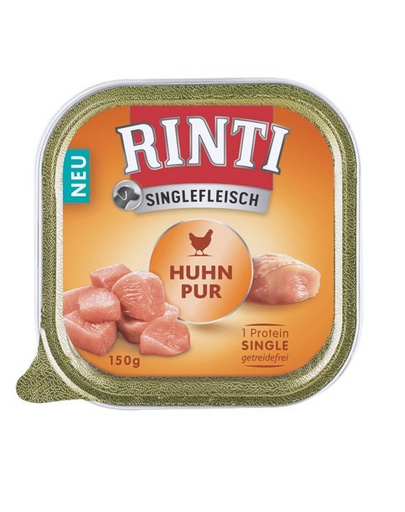 RINTI Singlefleisch Chicken cu pui 10x150g pentru caini