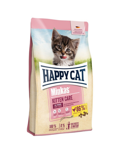  HAPPY CAT Minkas Kitten Care, hrana uscata pentru pisoi mici, 10 kg 
