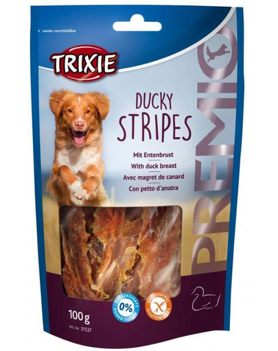 TRIXIE Strips Premio Ducky Strips light rata, pentru caini 100 g