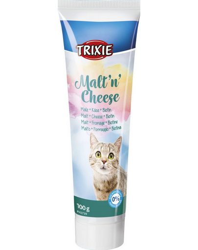 TRIXIE Paste pentru pisici cu malț și brânză 100 g 100 imagine 2022