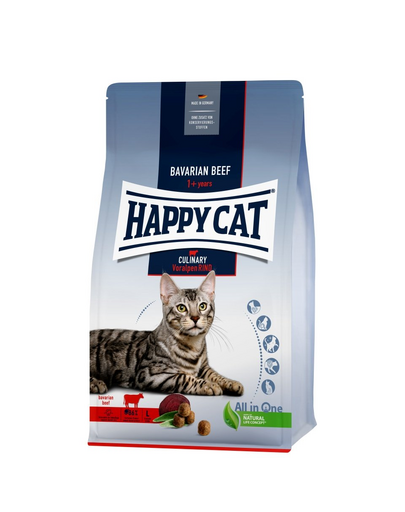 HAPPY CAT Culinary hrana uscata pisici adulte, vita bavareza 10 kg