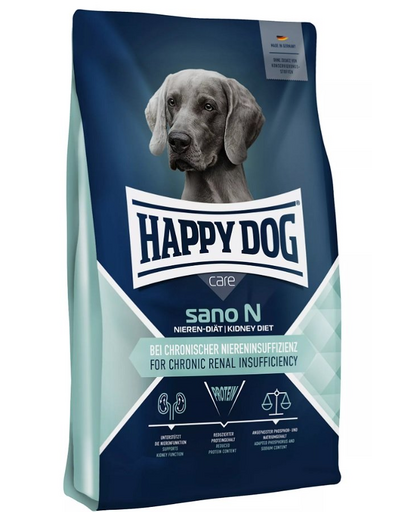 HAPPY DOG Sano N Hrana uscata pentru caini adulti cu probleme renale 7,5 kg 75 imagine 2022