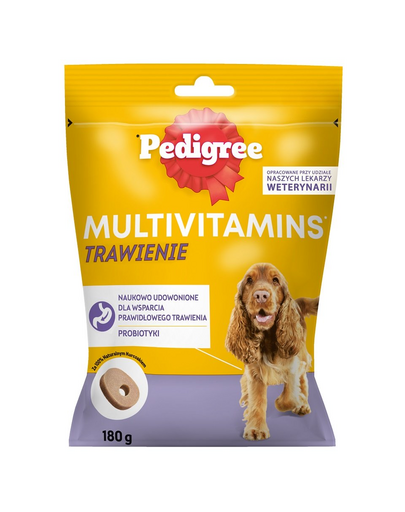 PEDIGREE Multivitamins Digestion pui 180 g hrana complementara pentru caini adulti
