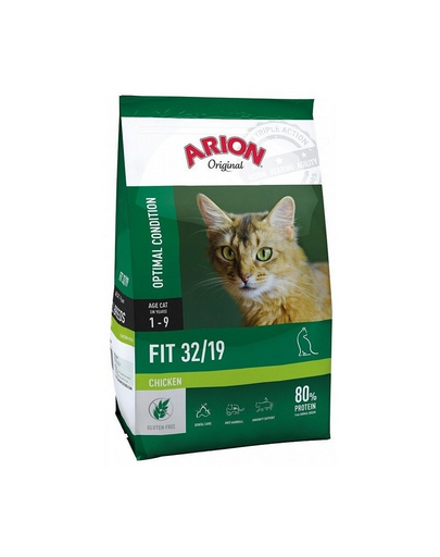 ARION Original Fit 32/19 7,5 kg hrana pisici, continut redus grasimi
