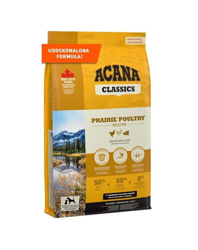  ACANA Classic Prairie Poultry 14,5 kg hrana caini de toate rasele si varstele 