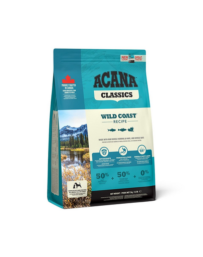  ACANA Wild Coast Hrana pentru caini adulti, cu peste 2 kg 