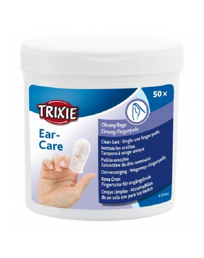 TRIXIE Ear Care tampoane degete pentru curatare urechi caini si pisici cainelui