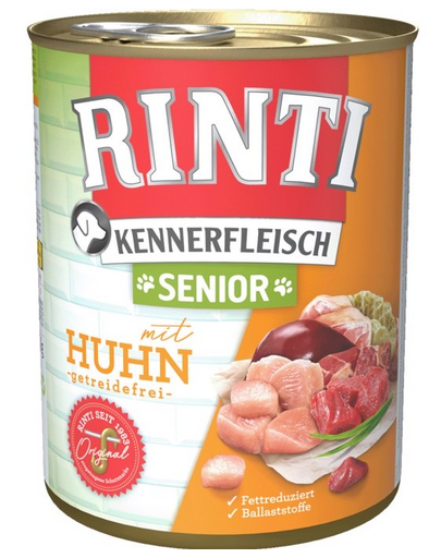 RINTI Kennerfleish Senior Chicken 400 g Hrana umeda pentru caine senior, cu pui