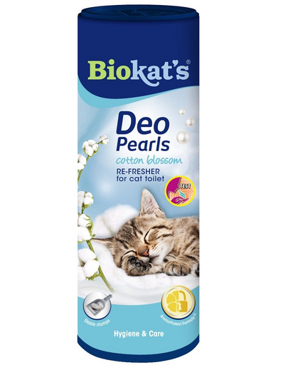 BIOKAT’S Deo Pearls Cotton blossom 700 g perle parfumate litiera pisica 700