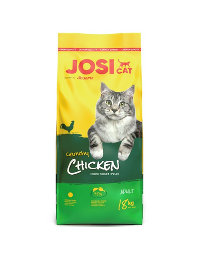 JOSERA JosiCat Crunchy Chicken 18kg hrana cu pasare de curte pentru pisici adulte