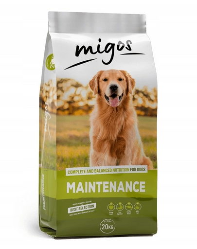 MIGOS Maintenance 20 kg hrana caini cu activitate redusa