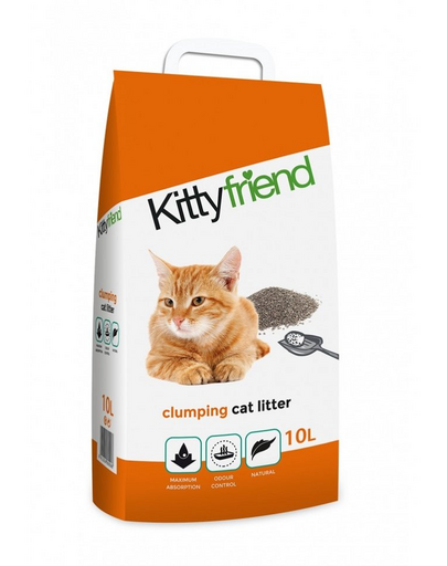 SANICAT Kittyfriend Clumping 10L nisip pentru litiera pisici