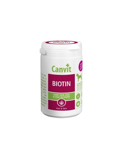 CANVIT Biotin For Dogs Supliment pentru piele, blana si gheare, pentru caini 230g 230g imagine 2022