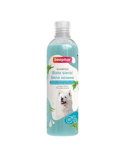 BEAPHAR Shampoo White Dod 250 ml sampon pentru caini cu blana alba 250 imagine 2022