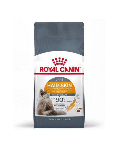 ROYAL CANIN Hair&Skin Care 400 g hrana uscata pisica adulta pentru blana stralucitoare si piele sanatoasa
