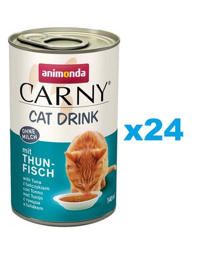 ANIMONDA Carny Cat Drink with Tuna 24x140 ml bautura cu ton pentru pisici