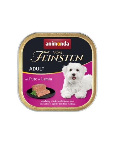 ANIMONDA Vom Feinsten Classic Hrana umeda cu curcan si miel pentru caini adulti 150 g