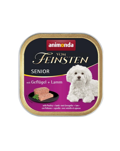 ANIMONDA Pate pentru caini vom Feinsten Senior pasare si miel 150 g