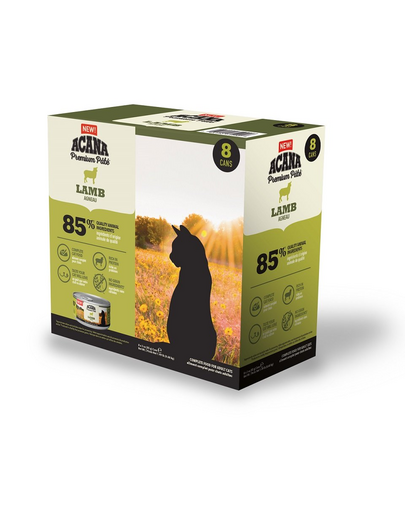 ACANA Premium Pate Lamb Hrana umeda pentru pisica, cu miel  8 x 85 g