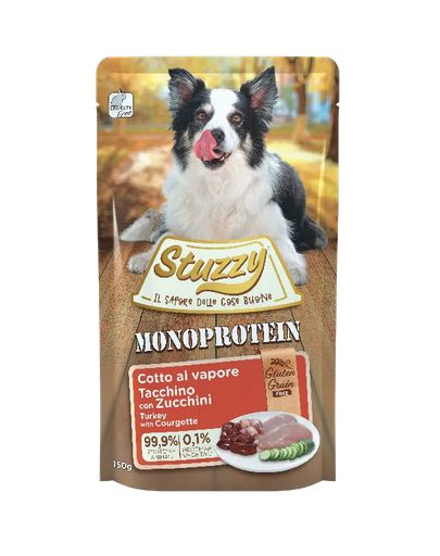 STUZZY Dog Monoprotein hrană hipoalergenică pentru câini, curcan și dovlecei 150 g 150 imagine 2022