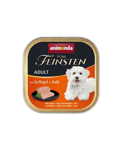 ANIMONDA Vom Feinsten hrana pentru caini 150 g Classic pasare si vitel