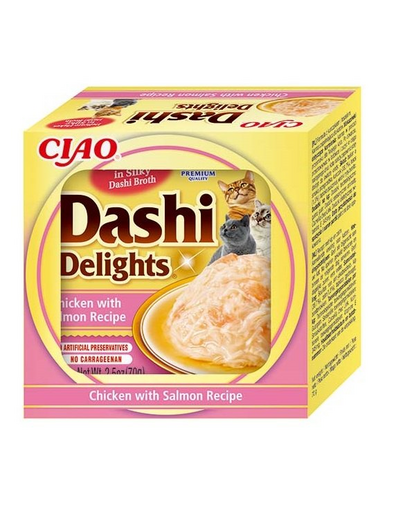 INABA Cat Dashi Delights hrana pisica cu somon 70 g