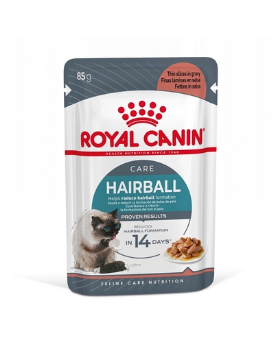ROYAL CANIN Hairball Care in sos 85 g hrana umeda pisici adulte, reduce formarea ghemotoacelor de blana