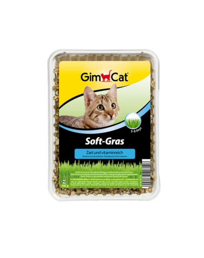 GIMCAT Soft Gras 100 g iarba pisica cu tulpini moi