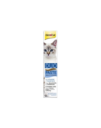 GIMCAT Duo Multi-Vitamin Paste 50 g pasta pisci cu ton si 12 vitamine