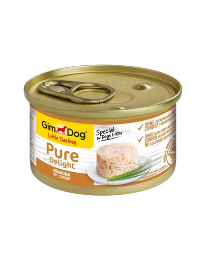 GIMDOG Pure Delight Chicken 85 g pui pentru câini adulți de rasă mică