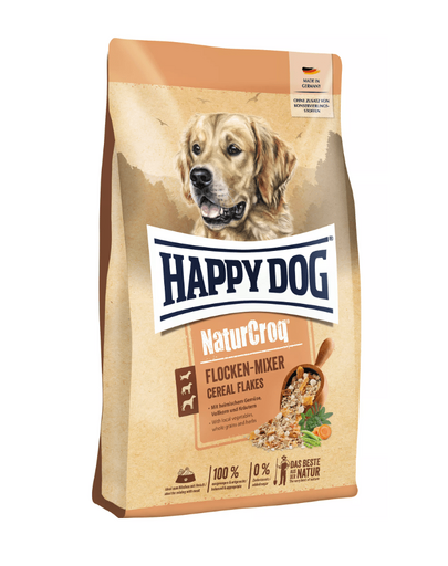 HAPPY DOG Flocken Mixer hrana complementara pentru caini mix de fulgi cu ierburi si legume 20 kg (2 x 10 kg)