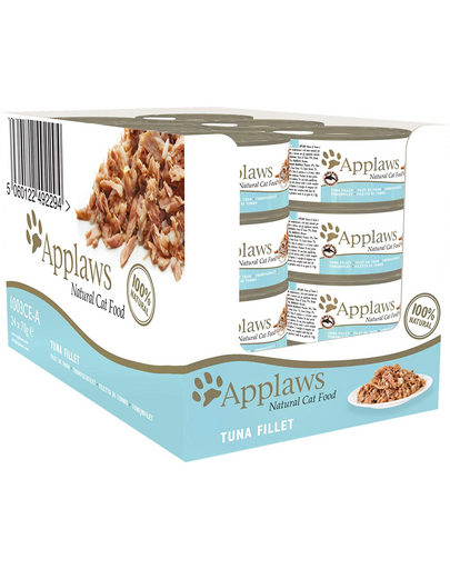 APPLAWS Tin Kitten Tuna 24x70g hrana pisoi, cu ton