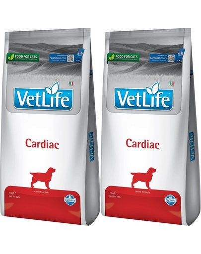 FARMINA Vet Life Dog Cardiac 2x10 kg dieta veterinara caini cu insuficienta cardiaca cronica