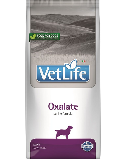 FARMINA Vet Life Dog Oxalate (Urinary) 12 kg Sac hrana uscata caini, impotrica calculilor de oxalat
