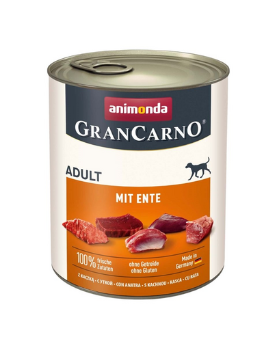 ANIMONDA GranCarno Adult with Duck 800 g hrana cu rata, caini adulti